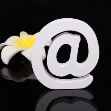 White letters in wood, approx. 8 cm high