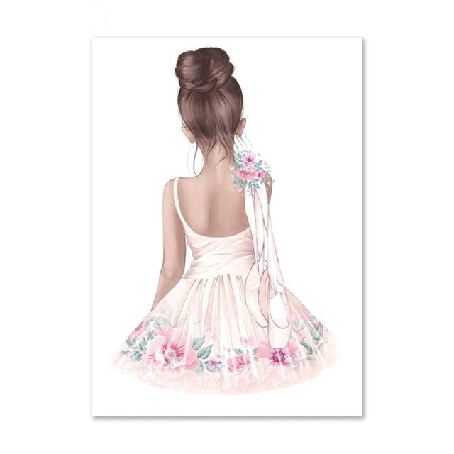 Canvas poster Ballerina, finns i olika storlekar