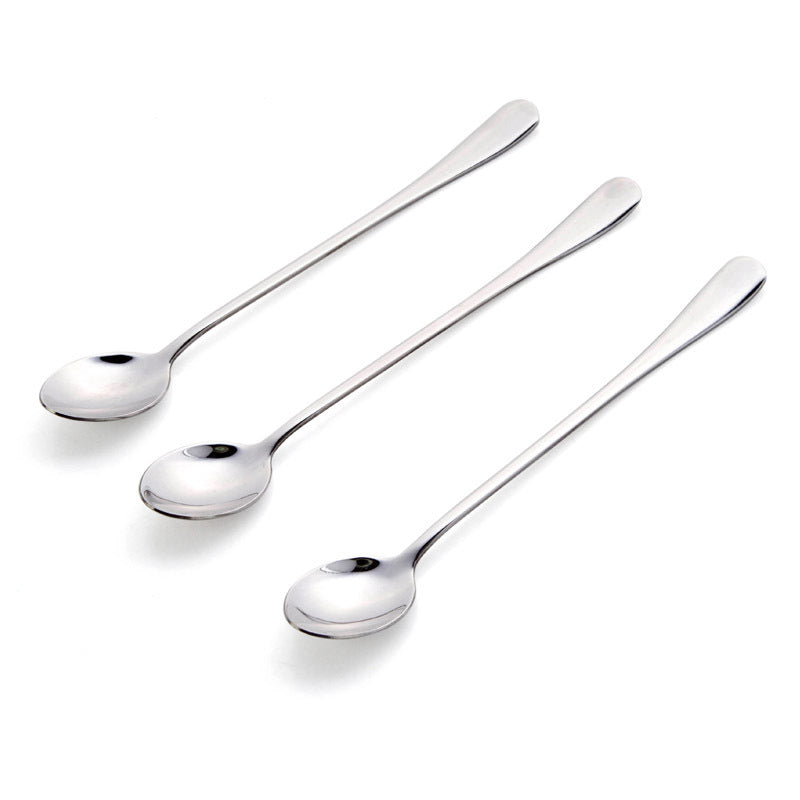 Metallsked med långt handtag, 20cm