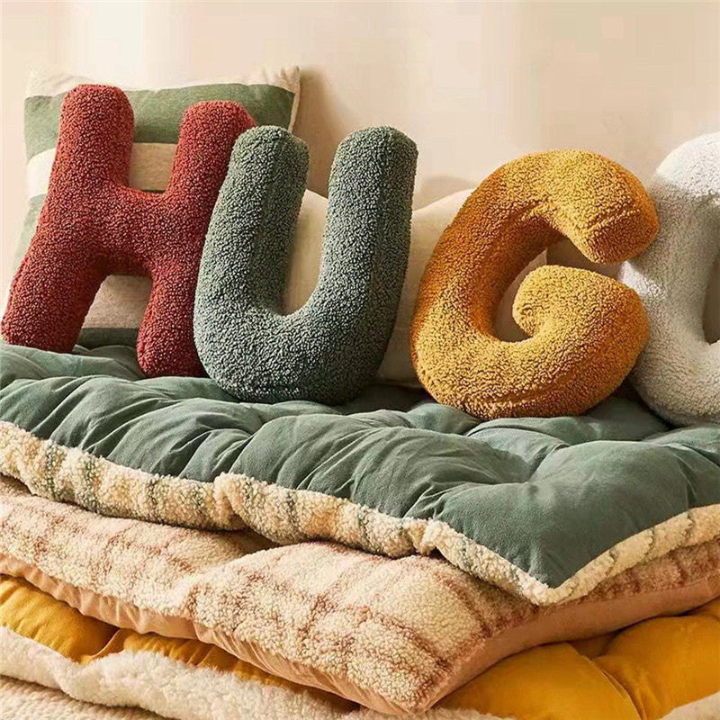 Pillow, letters A to Z