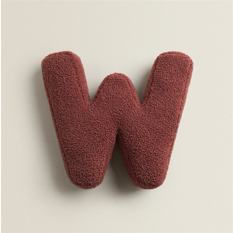 Pillow, letters A to Z