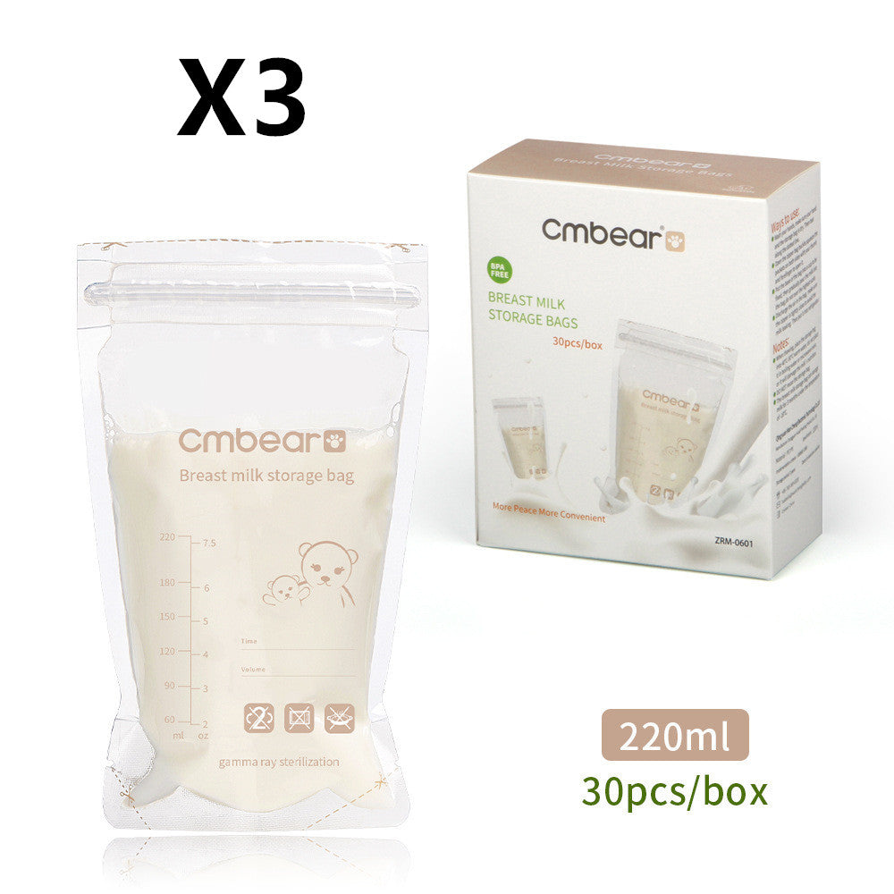 Förvaringspåse för bröstmjölk, 120ml och 220ml