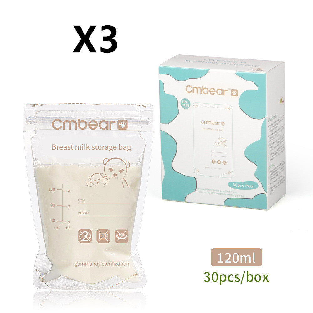 Förvaringspåse för bröstmjölk, 120ml och 220ml